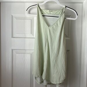 LAmade Light Green V-Neck Tank Top M